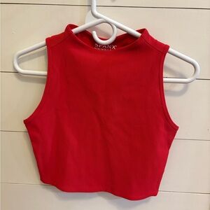 SPANX Vibrant Red Crop Top